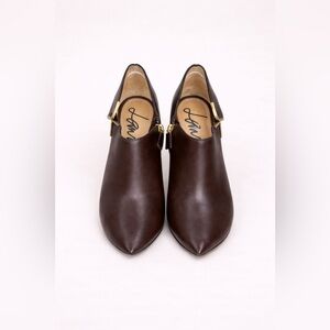 Lanvin Dark Brown Ankle Booties